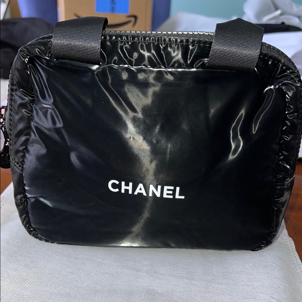 Chanel Black Cosmetic Bag